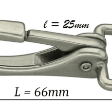 Mousqueton clipper inox 25mm