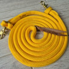Rênes 2m50 Miel mousqueton laiton
