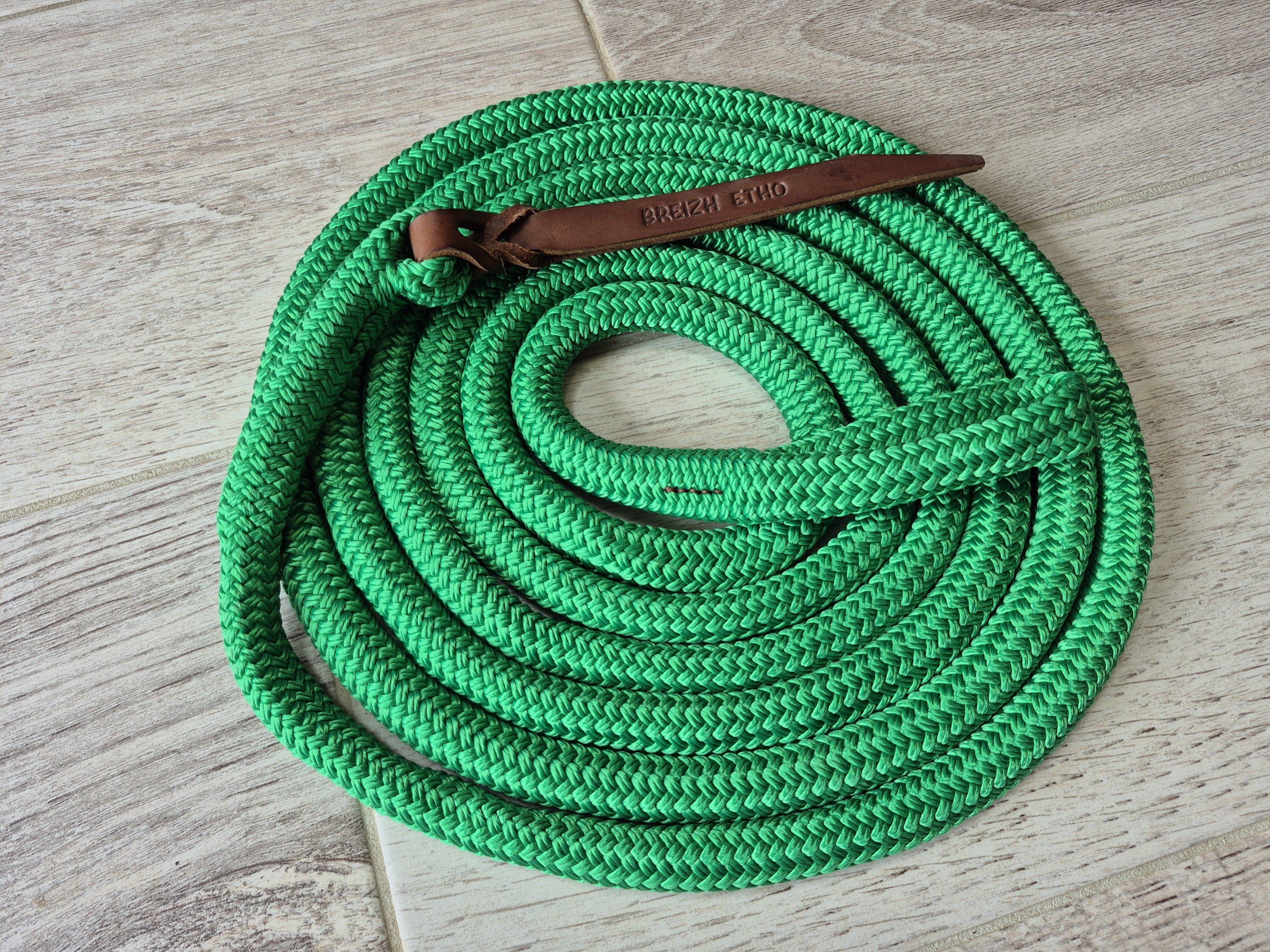 Longe 3.70m vert herbe