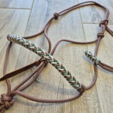 COB Licol rose gold tressé saezh rose gold blanc et vert de mer