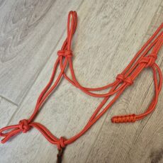 PONEY licol orange et rouge