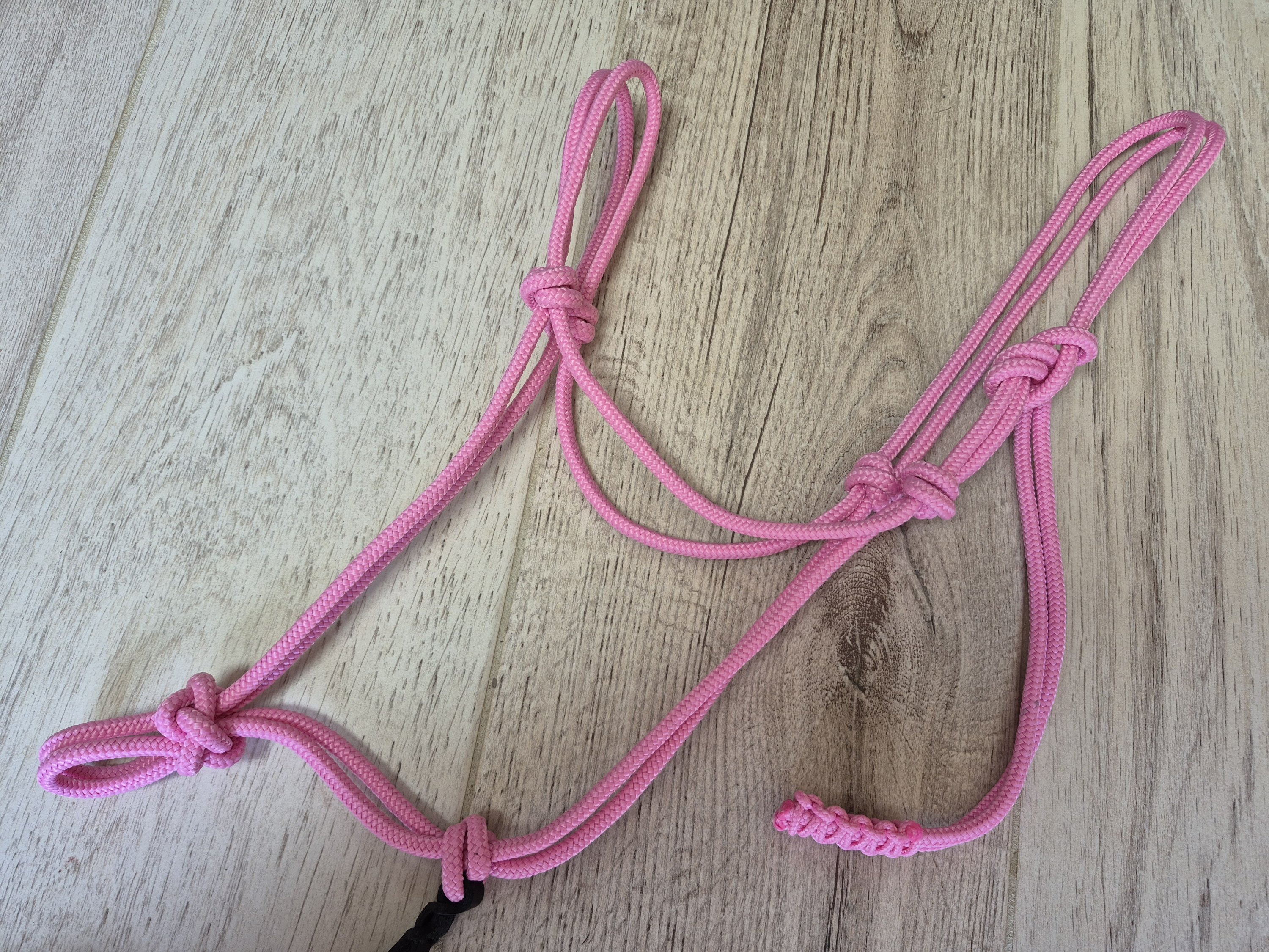 PONEY licol rose clair