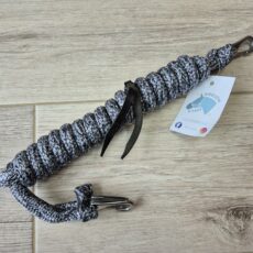 rênes 2,50 mètres chiné gris