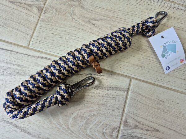 Rênes 2,50 mètres bleu marine beige