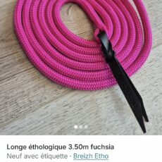 longe 3.70m fuchsia